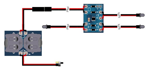 マイコン点灯制御基板 電源接続