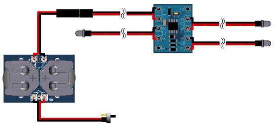 マイコン点灯制御基板Ｅｘ 電源接続