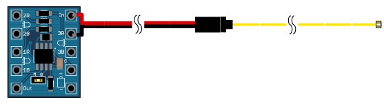 マイコン点灯制御基板Ｅｘ 変換ケーブル